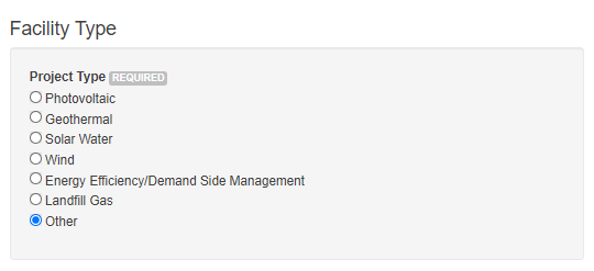 Other Screenshot Other Facility Registration Instructions - Step 5 Screenshot